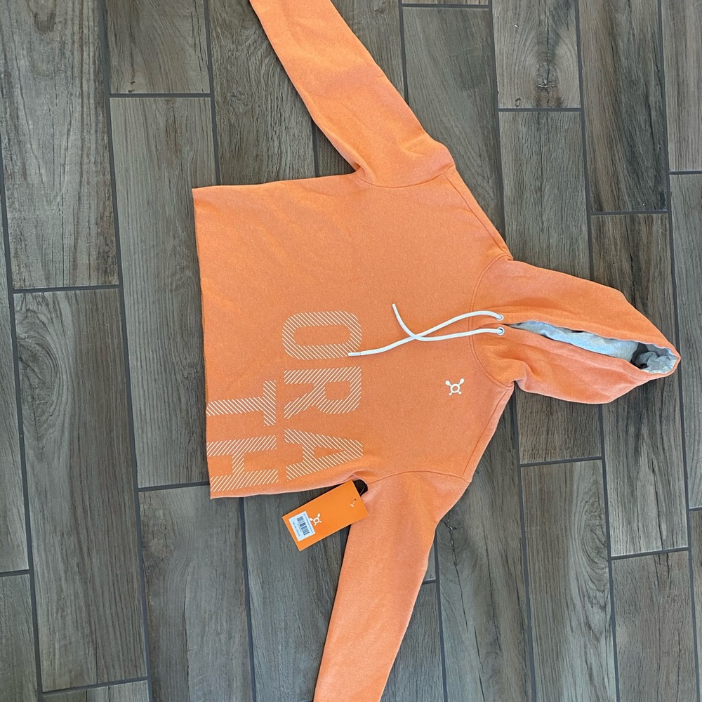 Orange Theory Hooded Crop Sweatshirt, Size S